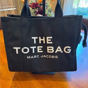 Marc Jacobs Black Canvas Tote Bag